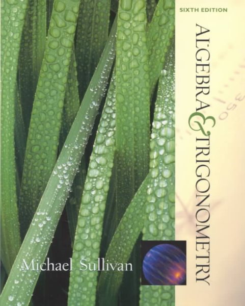 Algebra and Trigonometry (6th Edition) cover