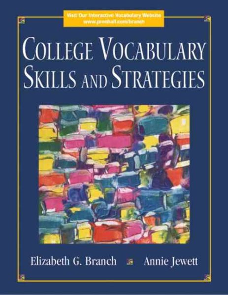 College Vocabulary Skills and Strategies cover