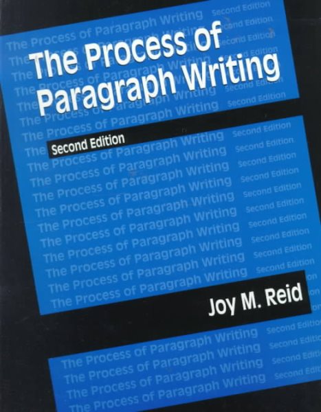 Process of Paragraph Writing, The