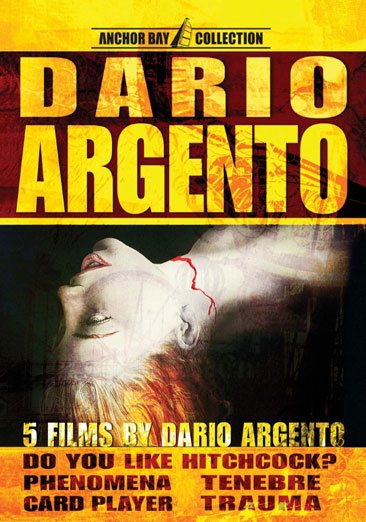 Dario Argento Collection: Phenomena / Tenebre / Do You Like Hitchcock / The Card Player / Trauma [DVD] cover