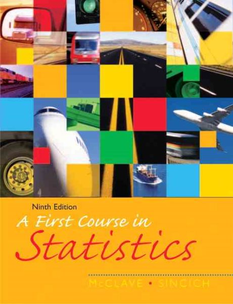 First Course in Statistics, A (9th Edition) cover