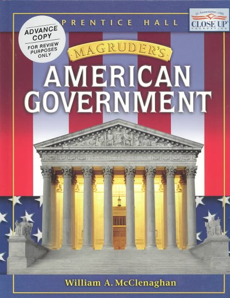 MAGRUDER'S AMERICAN GOVERNMENT STUDENT EDITION 2004C cover