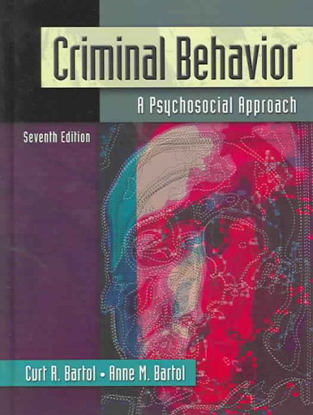 Criminal Behavior: A Psychosocial Approach cover