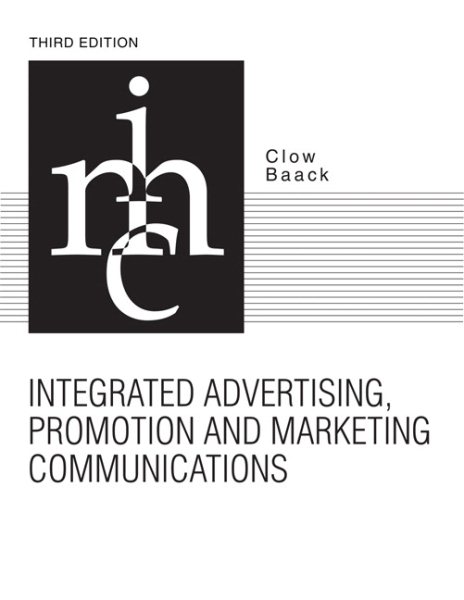 Integrated Advertising, Promotion, and Marketing Communications (3rd Edition) cover