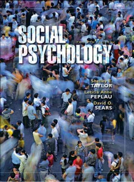 Social Psychology (12th Edition) cover