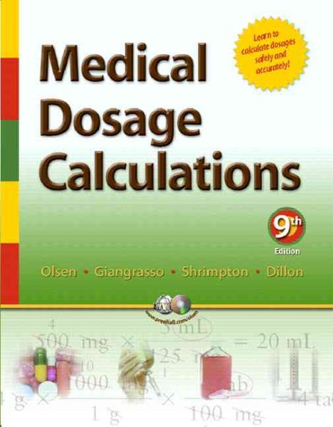 Medical Dosage Calculations cover