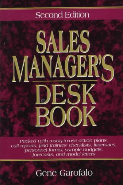 Sales Manager's Desk Book cover