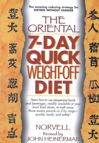 The Oriental 7-Day Quick Weight-Off Diet cover