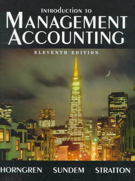Introduction to Management Accounting