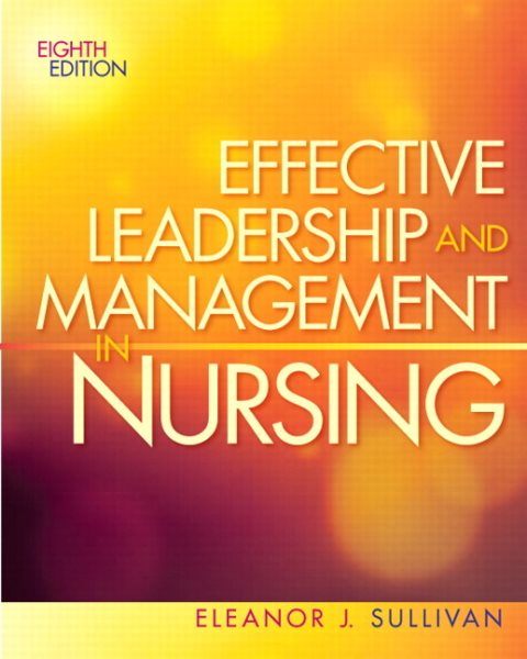 Effective Leadership and Management in Nursing cover