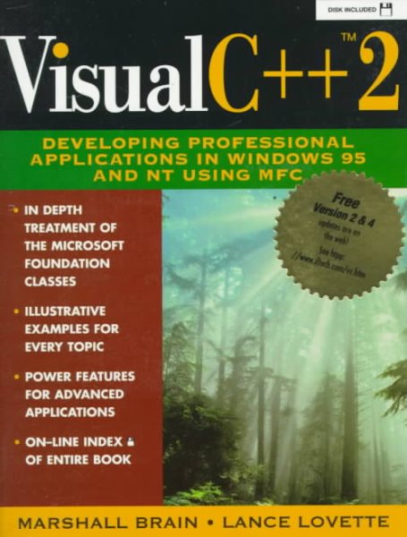 Visual C++ 2: Developing Professional Applications in Windows 95 and Nt Using Mfc/Book and Disk