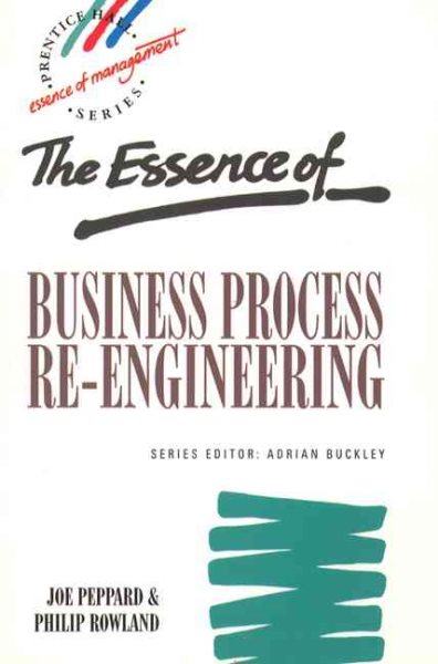 Essence of Business Process Re-Engineering, The cover