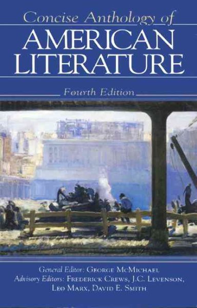 Concise Anthology of American Literature cover