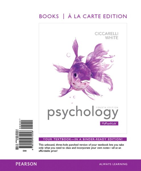 Psychology, Books a la Carte Edition & REVEL -- Access Card Package (4th Edition) cover