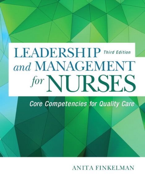 Leadership and Management for Nurses: Core Competencies for Quality Care cover