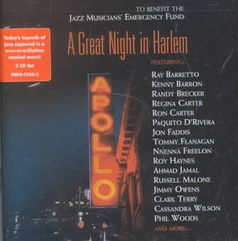Great Night in Harlem cover