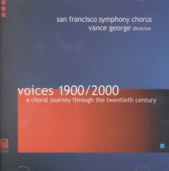 Voices 1900/2000: A Choral Journey through the 20th Century cover