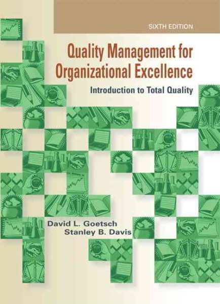 Quality Management for Organizational Excellence: Introduction to Total Quality cover