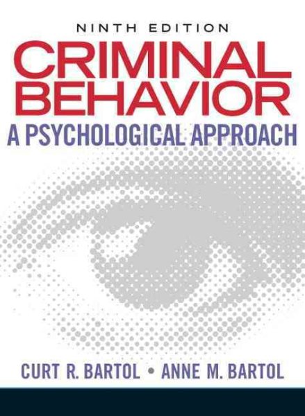 Criminal Behavior: A Psychological Approach cover