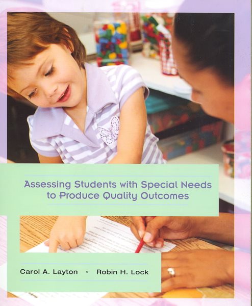 Assessing Students with Special Needs to Produce Quality Outcomes cover