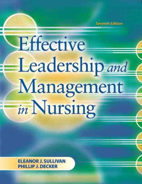 Effective Leadership and Management in Nursing (7th Edition) cover