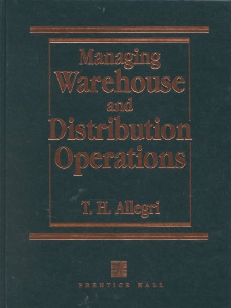 Managing Warehouse and Distribution Operations cover