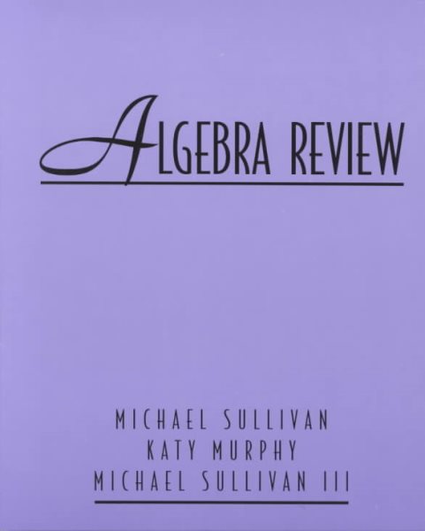 Algebra Review cover