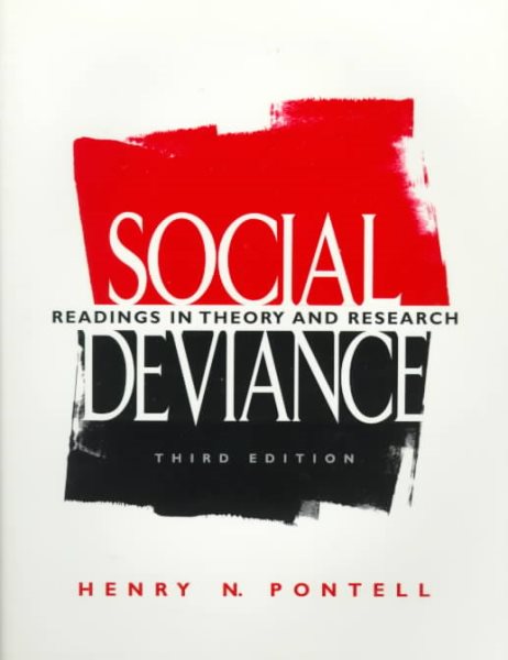 Social Deviance: Readings in Theory and Research (3rd Edition)