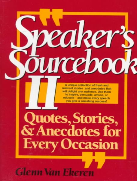 Speaker's Sourcebook II cover