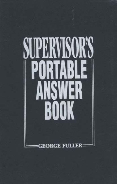 Supervisor's Portable Answer Book cover