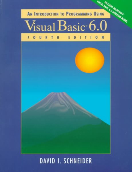 An Introduction to Programming with Visual Basic 6.0 (4th Edition) cover