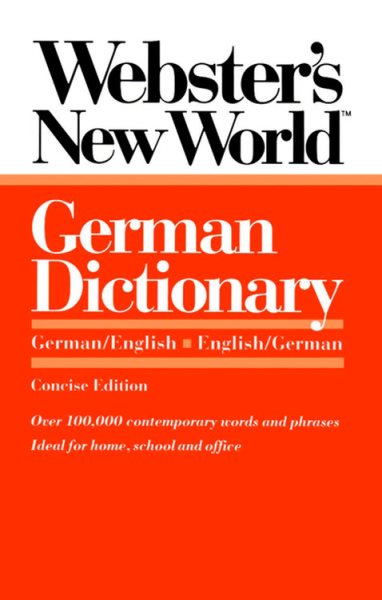 Webster's New World German Dictionary: German/English English/German cover