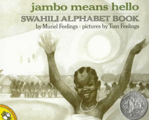 Jambo Means Hello: Swahili Alphabet Book (Picture Puffin Books) cover