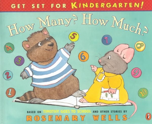 How Many? How Much?: Timothy Goes To School Learning Book #2 (Get Set for Kindergarten) cover