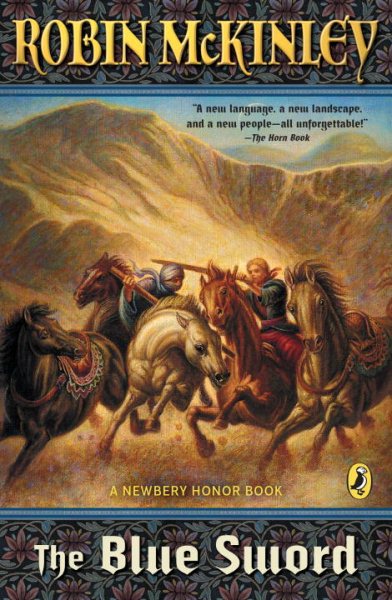 The Blue Sword (Newbery Honor Roll) cover