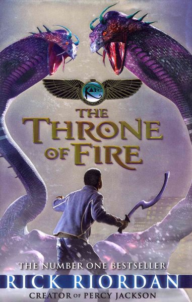 The Throne of Fire (The Kane Chronicles, Book 2) (French Edition) cover