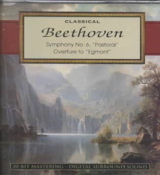 Beethoven: Symphony No. 6; Pastoral; Overture to Egmont cover