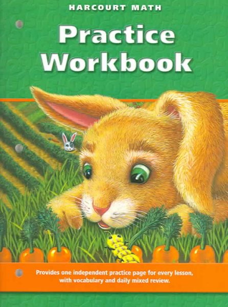 Harcourt Math: Practice Workbook, Grade 1 cover