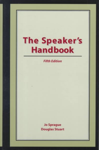 The Speaker’s Handbook cover