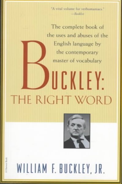 Buckley: The Right Word cover