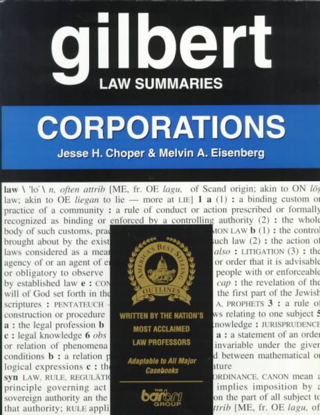 Gilbert Law Summaries: Corporations cover