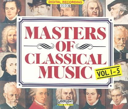 Masters of Classical Music 1-5 cover