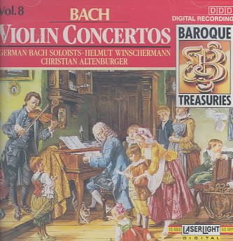 Baroque Treasuries 8: Bach Violin Concertos cover