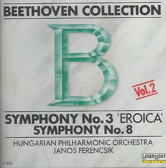 Beethoven Collection 2: Symphonies 3 & 8 cover