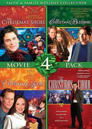 Faith & Family Holiday Collection Movie 4 Pack (The Christmas Shoes, The Christmas Blessing, The Christmas Hope, The Christmas Choir) cover