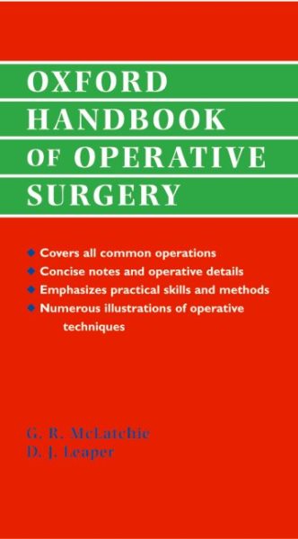 Oxford Handbook of Operative Surgery (Oxford Handbooks Series) cover