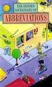 Dictionary of Abbreviations (Oxford Quick Reference) cover