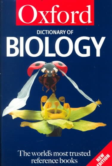A Dictionary of Biology (Oxford Quick Reference) cover