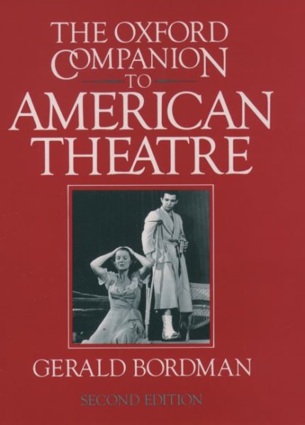 The Oxford Companion to American Theatre cover
