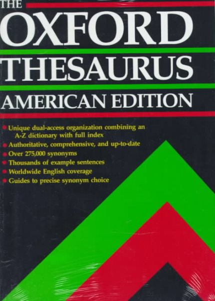 The Oxford Thesaurus: American Edition cover